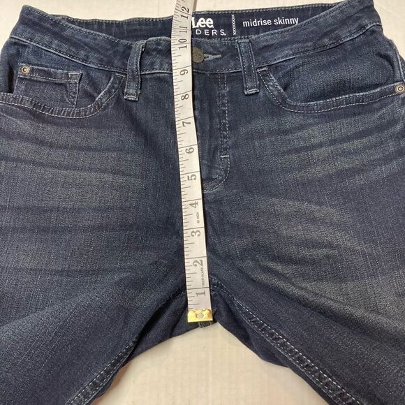 LEE Riders,Women’s dark denim,midrise skinny jeans Inseam 26” - Picture 4 of 9
